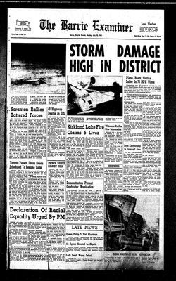 Barrie Examiner, 13 Jul 1964