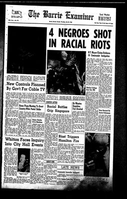 Barrie Examiner, 23 Jul 1964