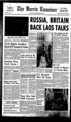 Barrie Examiner, 29 Jul 1964