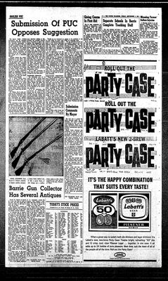 Barrie Examiner, 4 Sep 1964