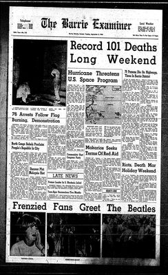 Barrie Examiner, 8 Sep 1964