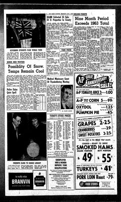 Barrie Examiner, 7 Oct 1964