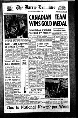 Barrie Examiner, 15 Oct 1964