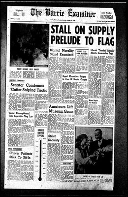 Barrie Examiner, 31 Oct 1964