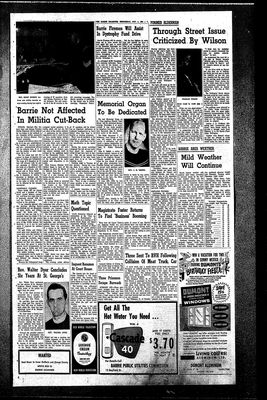 Barrie Examiner, 4 Nov 1964