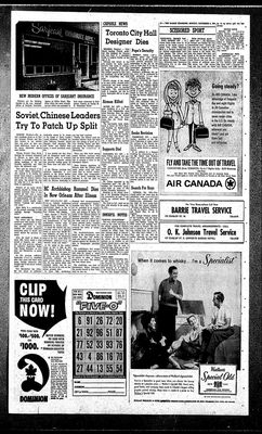 Barrie Examiner, 9 Nov 1964