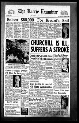 Barrie Examiner, 15 Jan 1965