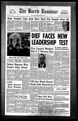 Barrie Examiner, 2 Feb 1965