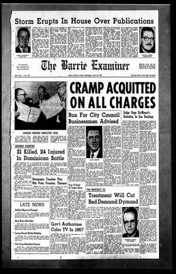 Barrie Examiner, 16 Jun 1965