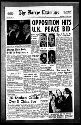 Barrie Examiner, 18 Jun 1965