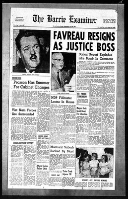 Barrie Examiner, 30 Jun 1965