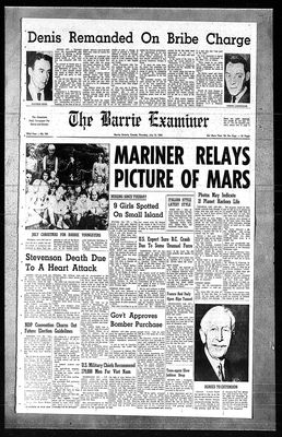 Barrie Examiner, 15 Jul 1965