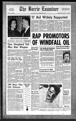 Barrie Examiner, 7 Oct 1965