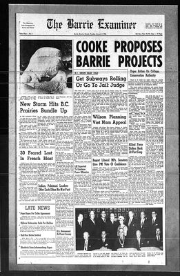 Barrie Examiner, 4 Jan 1966