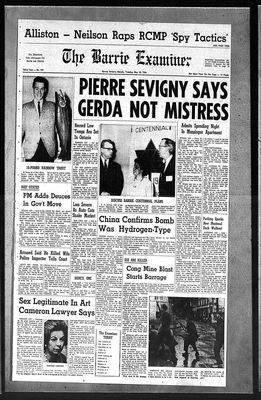 Barrie Examiner, 10 May 1966