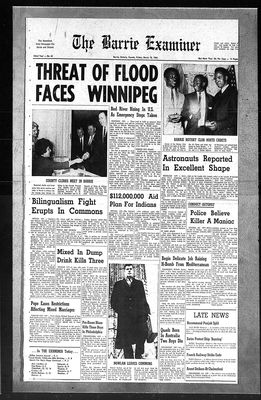 Barrie Examiner, 18 Mar 1966