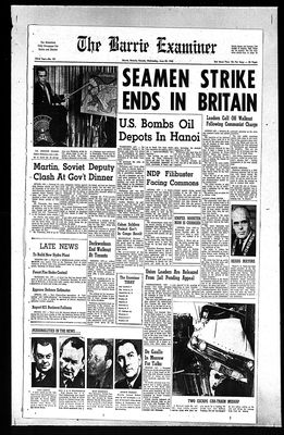 Barrie Examiner, 29 Jun 1966