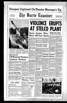 Barrie Examiner, 5 Aug 1966