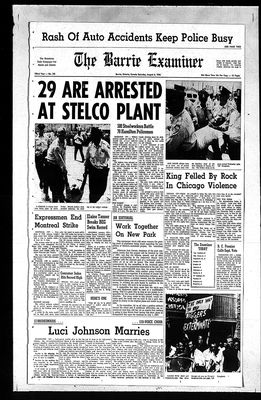 Barrie Examiner, 6 Aug 1966