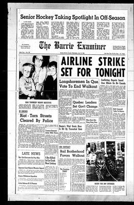 Barrie Examiner, 15 Jun 1966