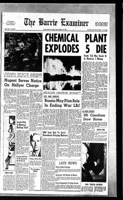 Barrie Examiner, 14 Oct 1966