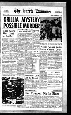 Barrie Examiner, 18 Oct 1966