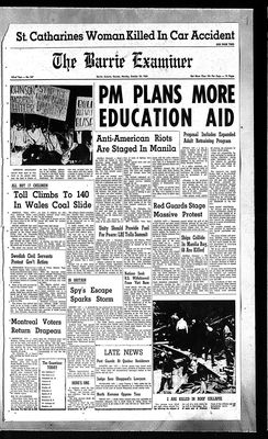 Barrie Examiner, 24 Oct 1966