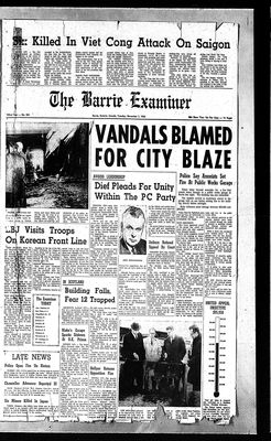 Barrie Examiner, 1 Nov 1966