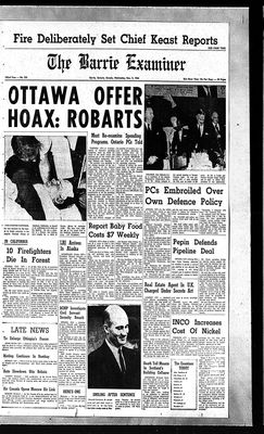 Barrie Examiner, 2 Nov 1966