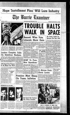 Barrie Examiner, 13 Sep 1966