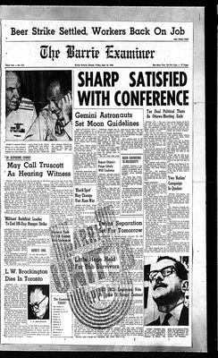 Barrie Examiner, 16 Sep 1966