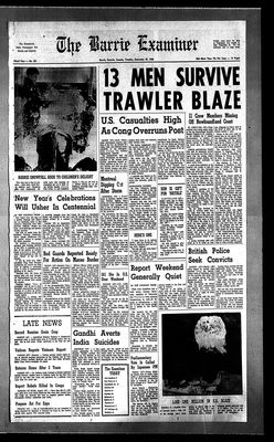 Barrie Examiner, 27 Dec 1966