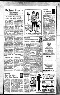 Barrie Examiner, 25 Jan 1967