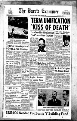 Barrie Examiner, 21 Feb 1967