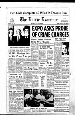 Barrie Examiner, 8 May 1967