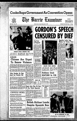 Barrie Examiner, 15 May 1967