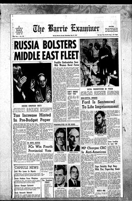 Barrie Examiner, 31 May 1967