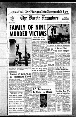 Barrie Examiner, 16 Aug 1967