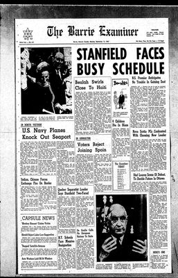 Barrie Examiner, 11 Sep 1967