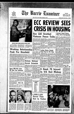 Barrie Examiner, 18 Sep 1967