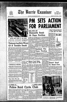 Barrie Examiner, 25 Sep 1967