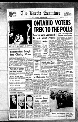 Barrie Examiner, 17 Oct 1967