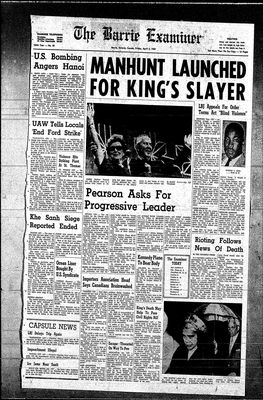 Barrie Examiner, 5 Apr 1968