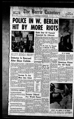 Barrie Examiner, 15 Apr 1968