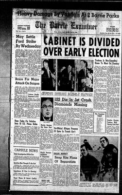 Barrie Examiner, 22 Apr 1968