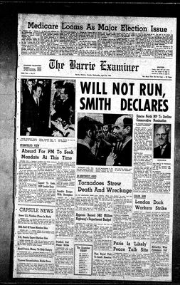 Barrie Examiner, 24 Apr 1968