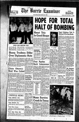 Barrie Examiner, 4 May 1968