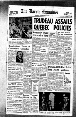 Barrie Examiner, 15 May 1968