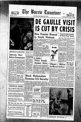 Barrie Examiner, 18 May 1968