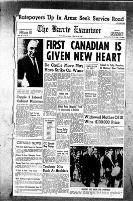 Barrie Examiner, 31 May 1968